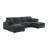 Sectional Sofa With 2 Ottomans-124173121