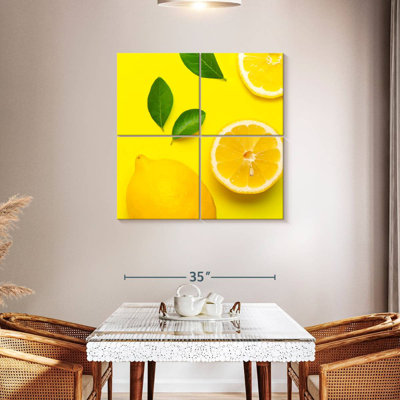 Yarlin citrons sur jaune