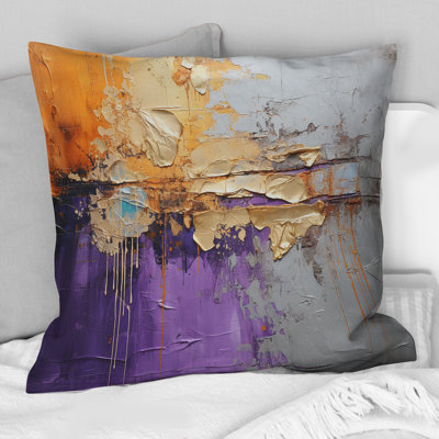 Coussin Collage Fusion III - Abstract Collages
