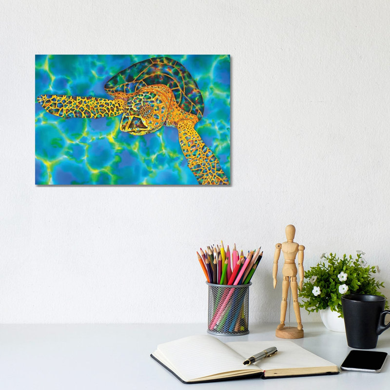Opal Sea by Daniel Jean-Baptiste - Wrapped Canvas Gallery-Wrapped Canvas Giclée, 20.32 cm H x 30.48 cm W