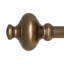 Tringle à rideaux simple réglable en métal Iraida Elver-1802607453-1802607443