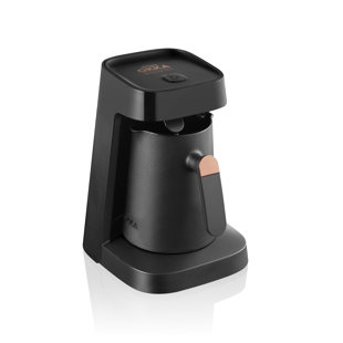 Arzum Okka Jet Automatic Turkish Coffee Maker, Black/Chrome