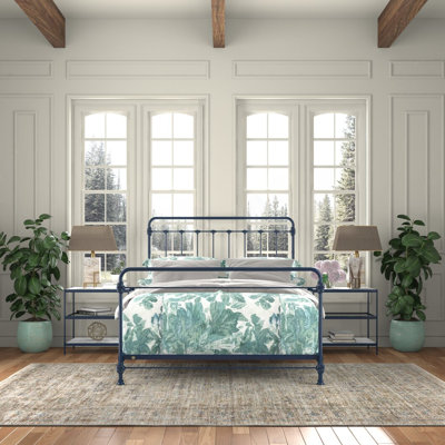 Picket Fence Iron Bed