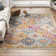 Sterne Machine Woven Beige/Blue/Orange/Pink/Teal/Yellow Indoor Rug