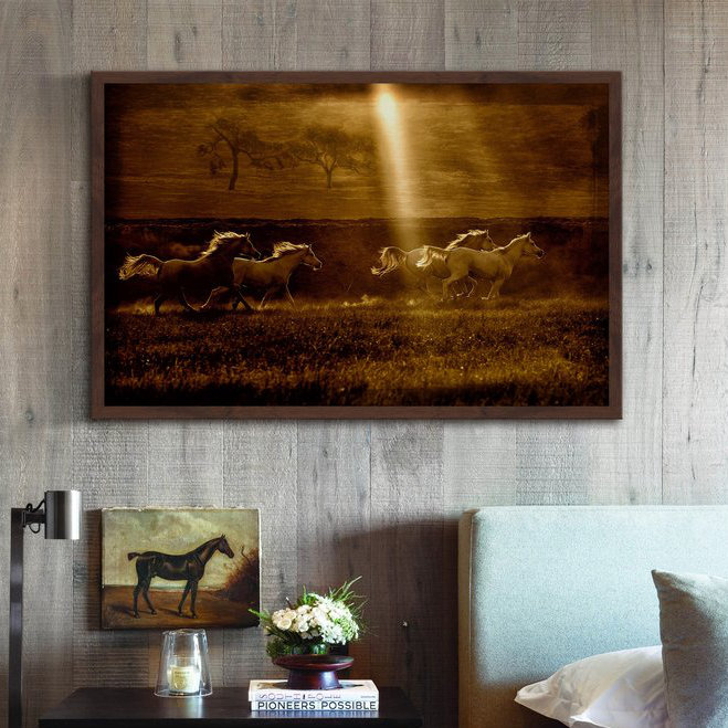 1 Piece Single Picture Frame Wall Art, 61cm H x 91cm W x 3.81cm D