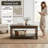 Weston Traditional 31.5" W Square Coffee Table With Shelf-743965987