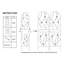 Ensemble de 2 treillis de jardin en métal antirouille de 71 po x 19,7 po, renforçateur de plantes d'extérieur noir, méthode d'assemblage facile, structure du matériau, pour lierre, vignes, rose, gloire du matin, jasmin, raisin,
