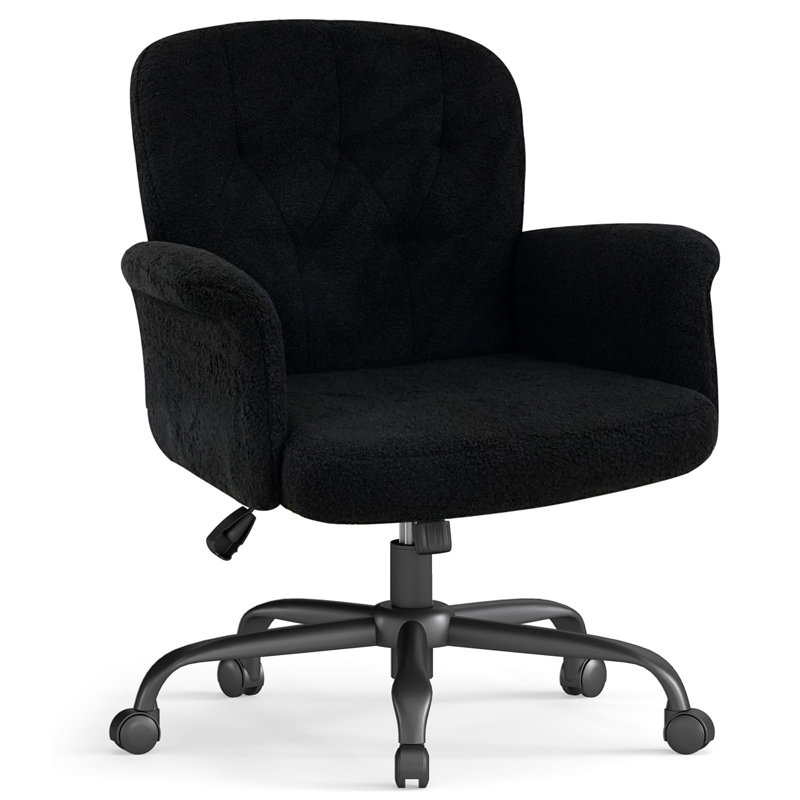Office Chair, Black, Black