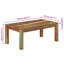 Nebeker Solid Wood Four Leg Coffee Table