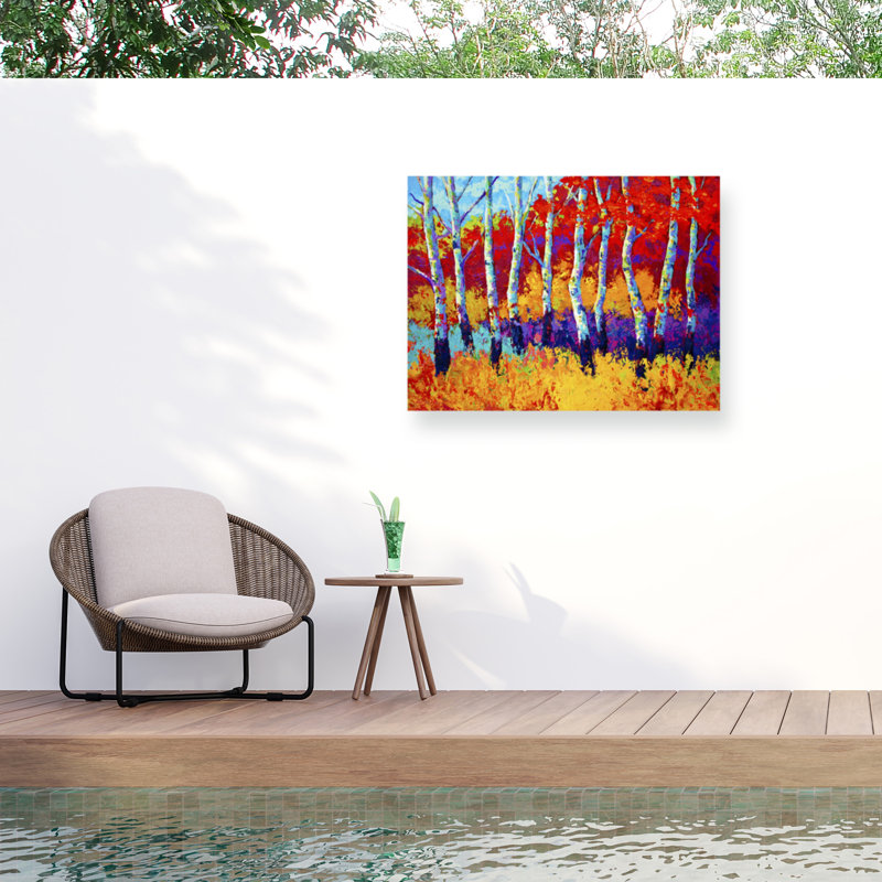 Toile d'extérieur «Autumn Riches» par Marion Rose, H 18 po x l 24 po x P 1,5 po