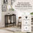 Narrow Console Table with 2-Tier Storage Shelf, Wood Entryway Table or Slim Sofa Table for Hallway or Behind Couch-561065280