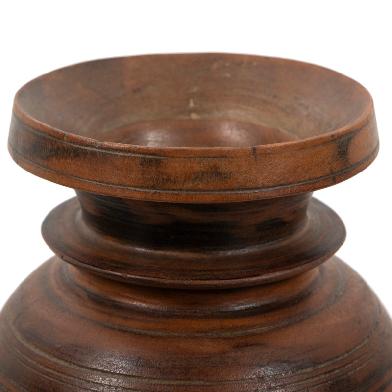 Malbi Solid Wood Table Vase