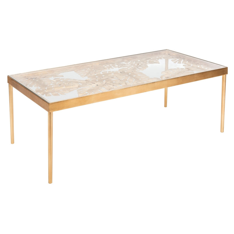 Grimes Glass Top Coffee Table