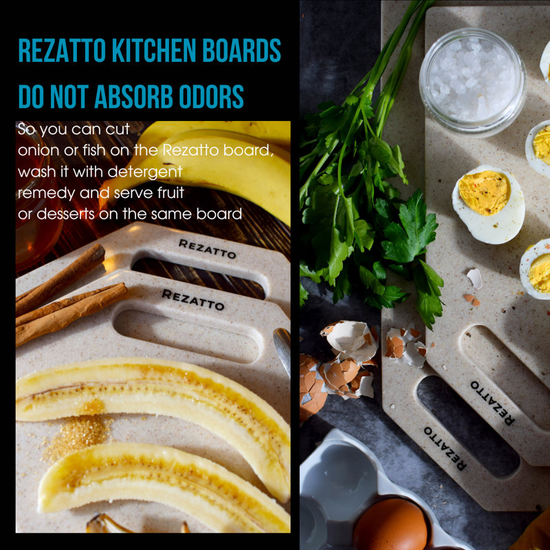 Antibacterial Cutting Boards REZATTO Crema Rzt-03