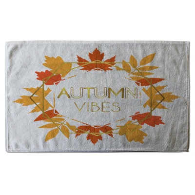 Cotton Floral Waffle Kitchen Towel