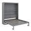 Grand lit escamotable avec tablettes