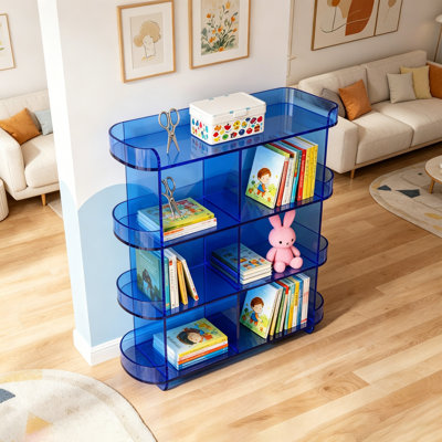 Modern multi-functional acrylic bookcase