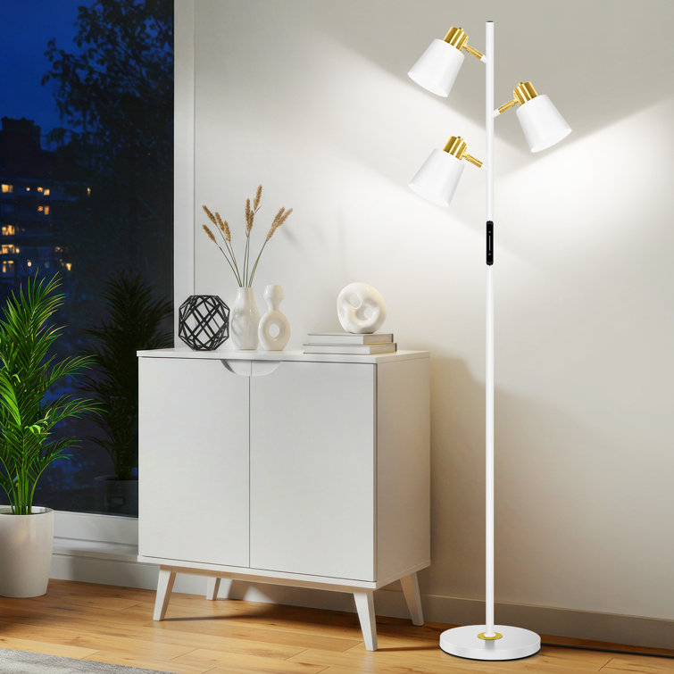 67" Tree Floor Lamp with Remote Control and 3 Bulbs included