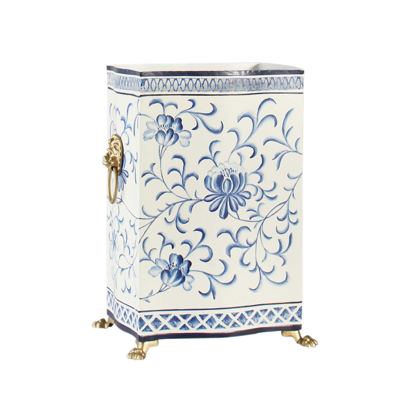 Tole Open Waste Basket