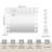 Benvida Frameless Lighted Wall Mounted Mirror-174423683-175424740