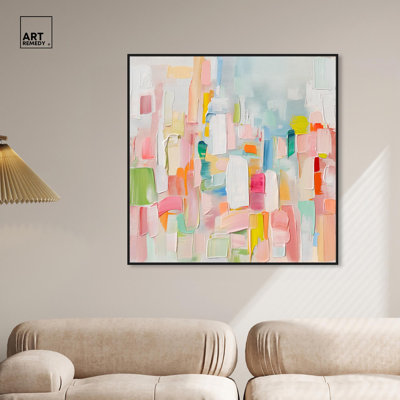 Color Symphony I Canvas Spring Abstracts by Art Remedy