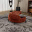 Repose-pieds rembourré demi-lune avec rangement-492289257