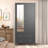 Versatile Metal Wardrobe With Multiple Storage Options For Organized Clothing