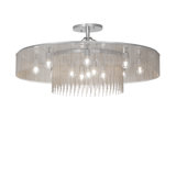 48" Wide Ball Chain Chandelier