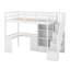 Lit mezzanine simple avec bureau-422621748