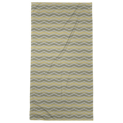 Serviette de bain à chevrons ondulés Stephenie