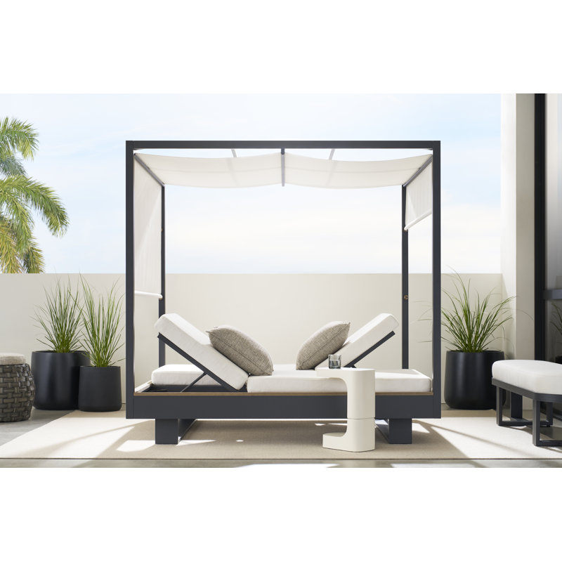 Michael Weiss Outdoor Side Table, Stone White