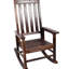 Fauteuil à bascule brun surdimensionné avec dossier haut, bois de sapin, bascule lisse, bascule intérieure / extérieure pour l'intérieur et l'extérieur, siège surdimensionné, large et confortable-1437108739