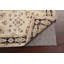 Tapis beige noué à la main de conception unique 2 pi x 6 pi