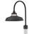 Troyer Outdoor Post Mount Lantern with Clear Seedy Glass-108493354