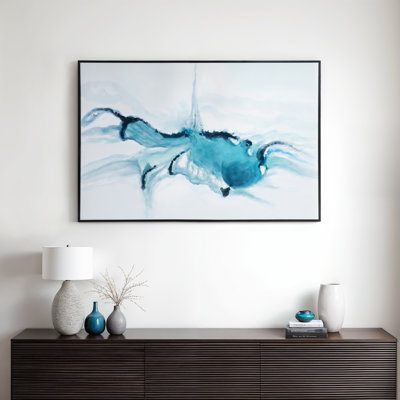 Peinture sur toile encadrée