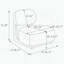 Fauteuil d'appoint Camel