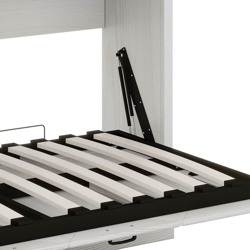 Lit escamotable horizontal simple, armoire lit simple escamotable