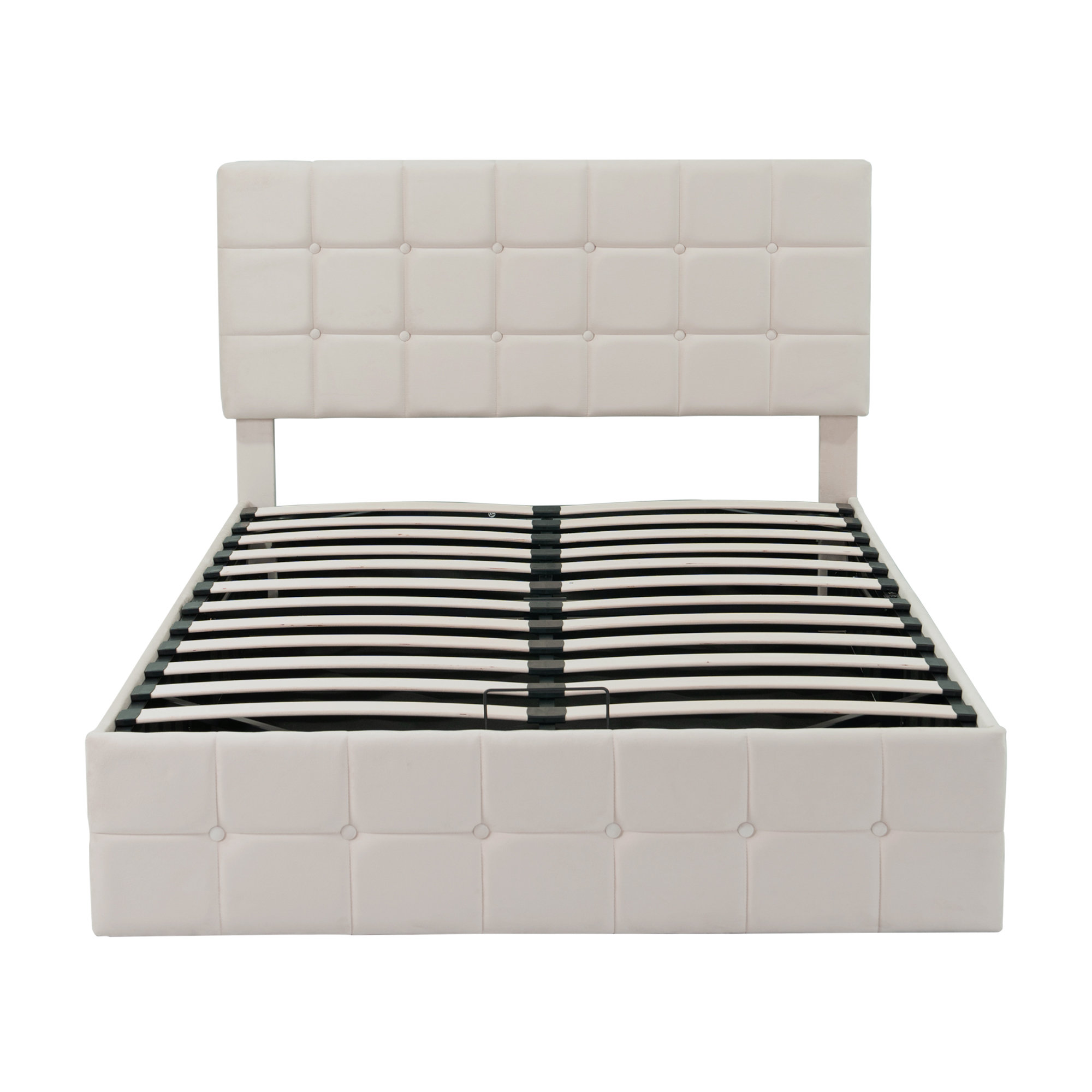 Ebern Designs 4ft6 Upholstered Storage Bed Frame Velvet | Wayfair.co.uk