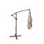 Parasol de patio extérieur à énergie solaire à DEL avec manivelle et croix-1178394763