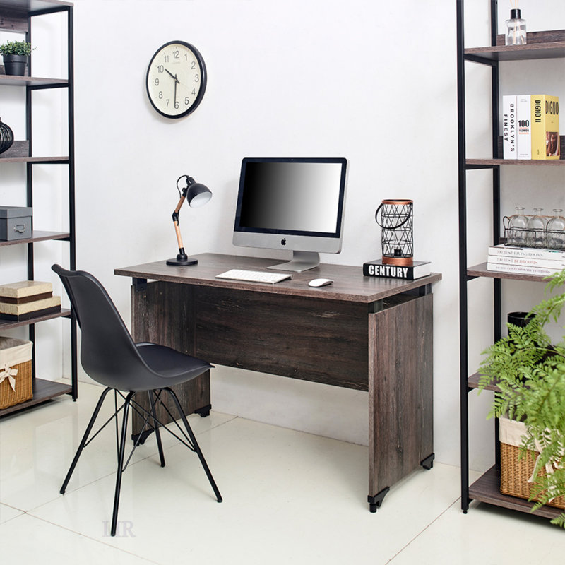 Bureau d'écriture Urban Farmhouse en bois composite gris rustique, durable et écologique pour les espaces de travail modernes