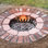Grille de foyer en fonte robuste et support à bûches - Support à bois de chauffage pour foyer intérieur et foyer extérieur