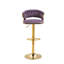 Christal Height Adjustable Swivel Bar Stool-821237727-821237720