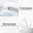 Smart Toilet Bidet Combo with Self-Cleaning Nozzle, Heated Seat, Night Light, Knob Control, Power Outage Flushing, Soft Close, Auto Flush, with Remote Control