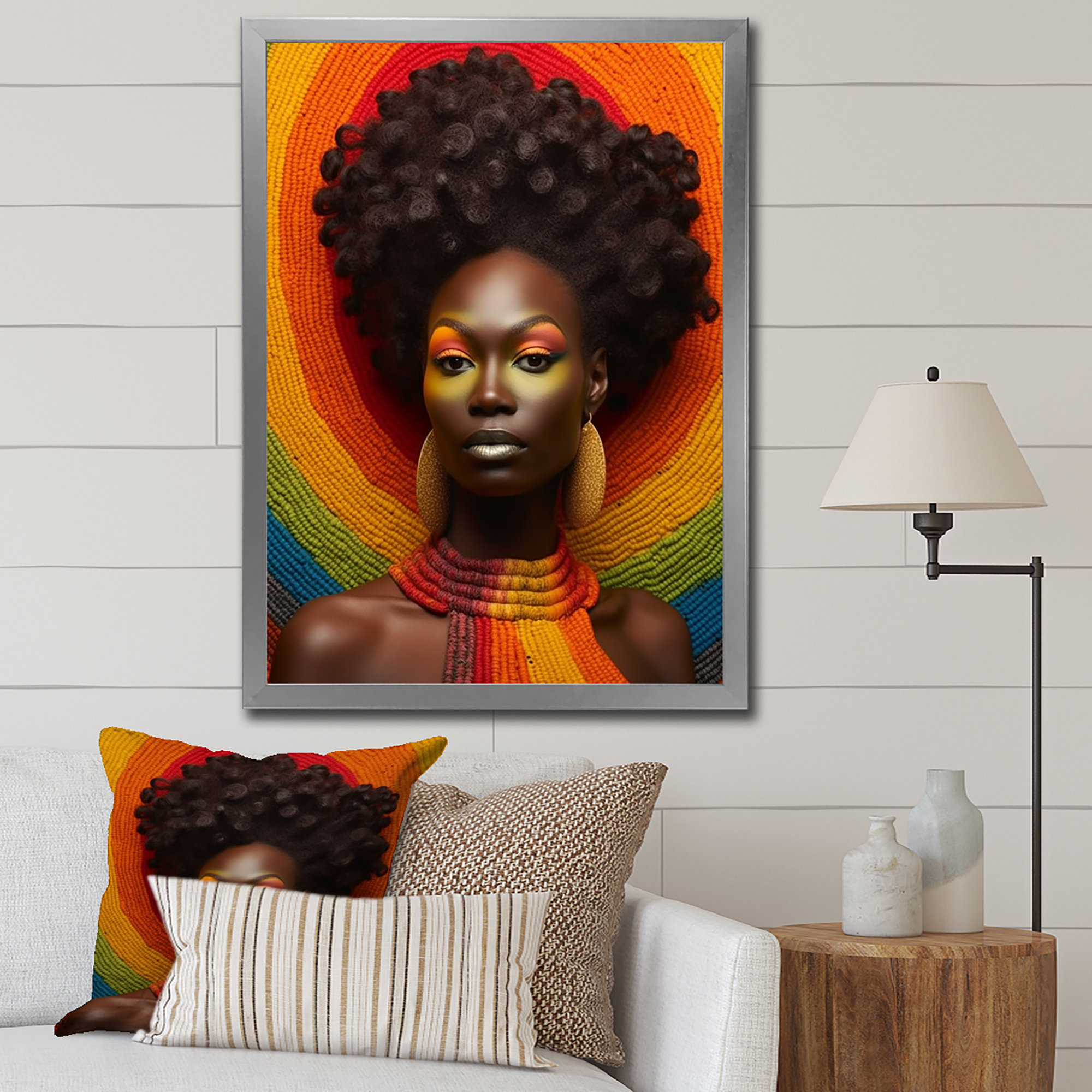 Ebern Designs Osunmare African Rainbow Orisha Goddess On Canvas Print ...