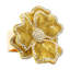 Crystal Flower Napkin Ring-486811196