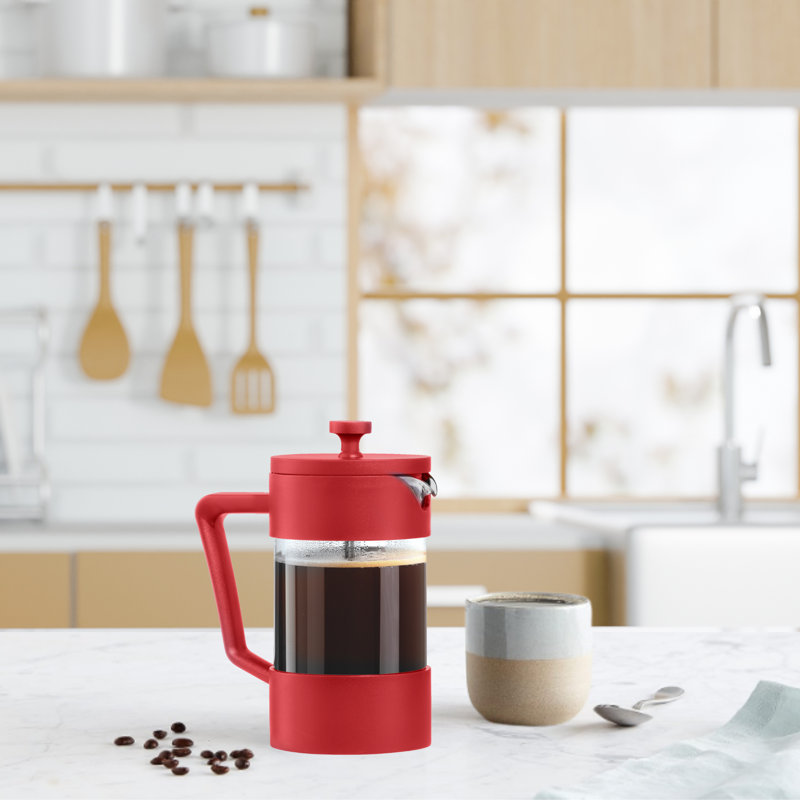5 Cup Borosilicate French Press Coffee Maker (600 ml, 20 oz)