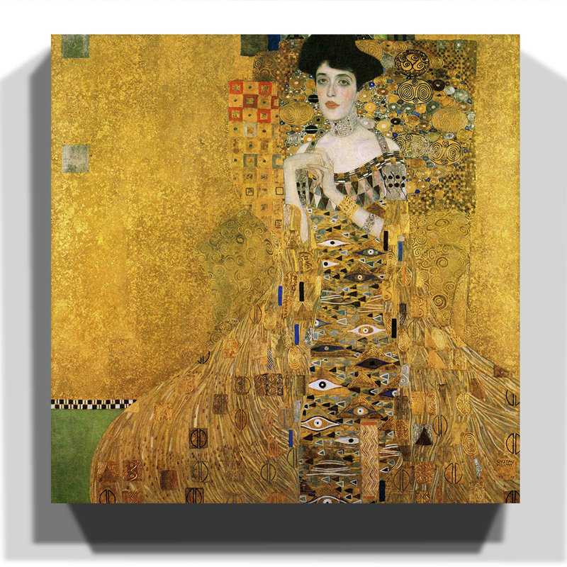 Gustav Klimt - Wrapped Canvas Painting, 35cm H x 35cm W