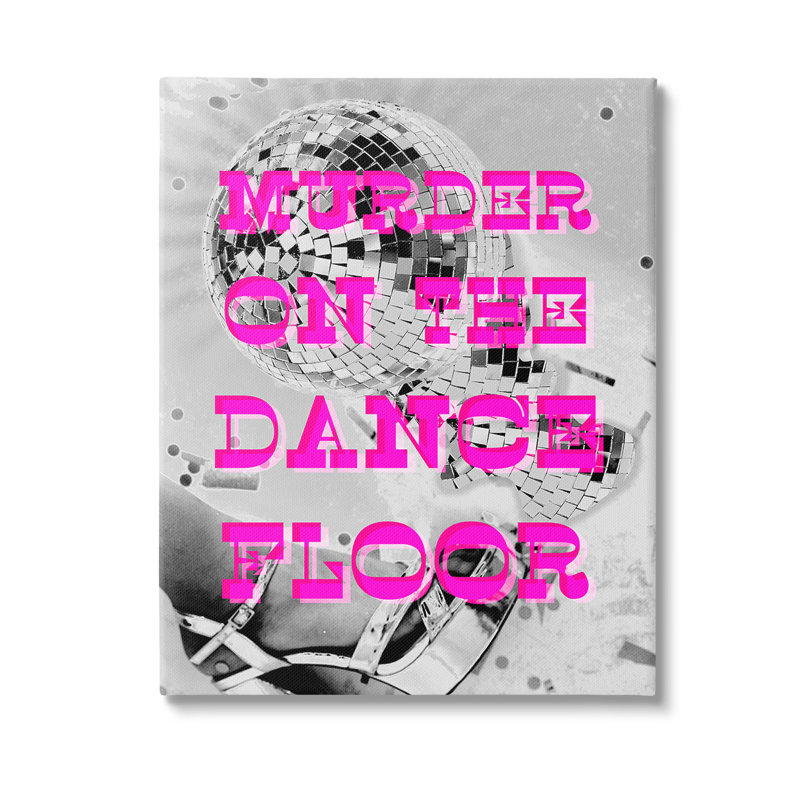 DanceFlasePhraseCanvasWallArtbyLil'irl, H 48 po x l 36 po