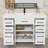 Manrique 48" Freestanding Single Bathroom Vanity With Resin Sink Top, Faucet And Drain, Assembly Required-1904500796