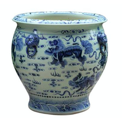 Round Ceramic Planter